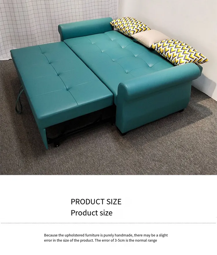 Ergonomic Sleeper Sofa with Lumbar Support