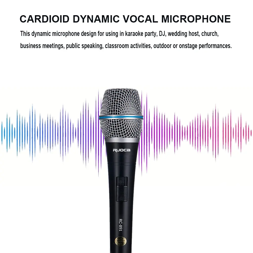 CE Certification Ruoca Handheld Microphone RC-891 Factory, Exporter