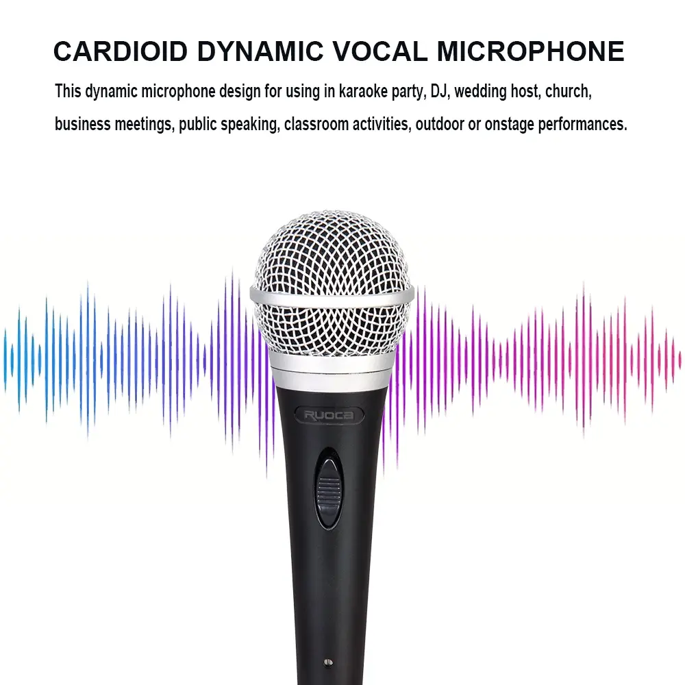 ODM Ruoca Handheld Microphone RC-48 DJ Microphone Factory, Exporters