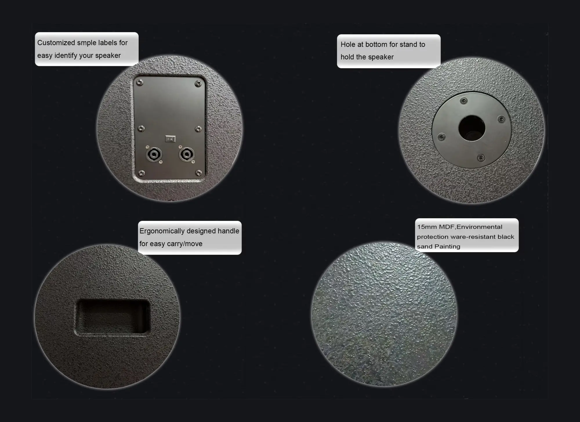 Speaker Handles and Details