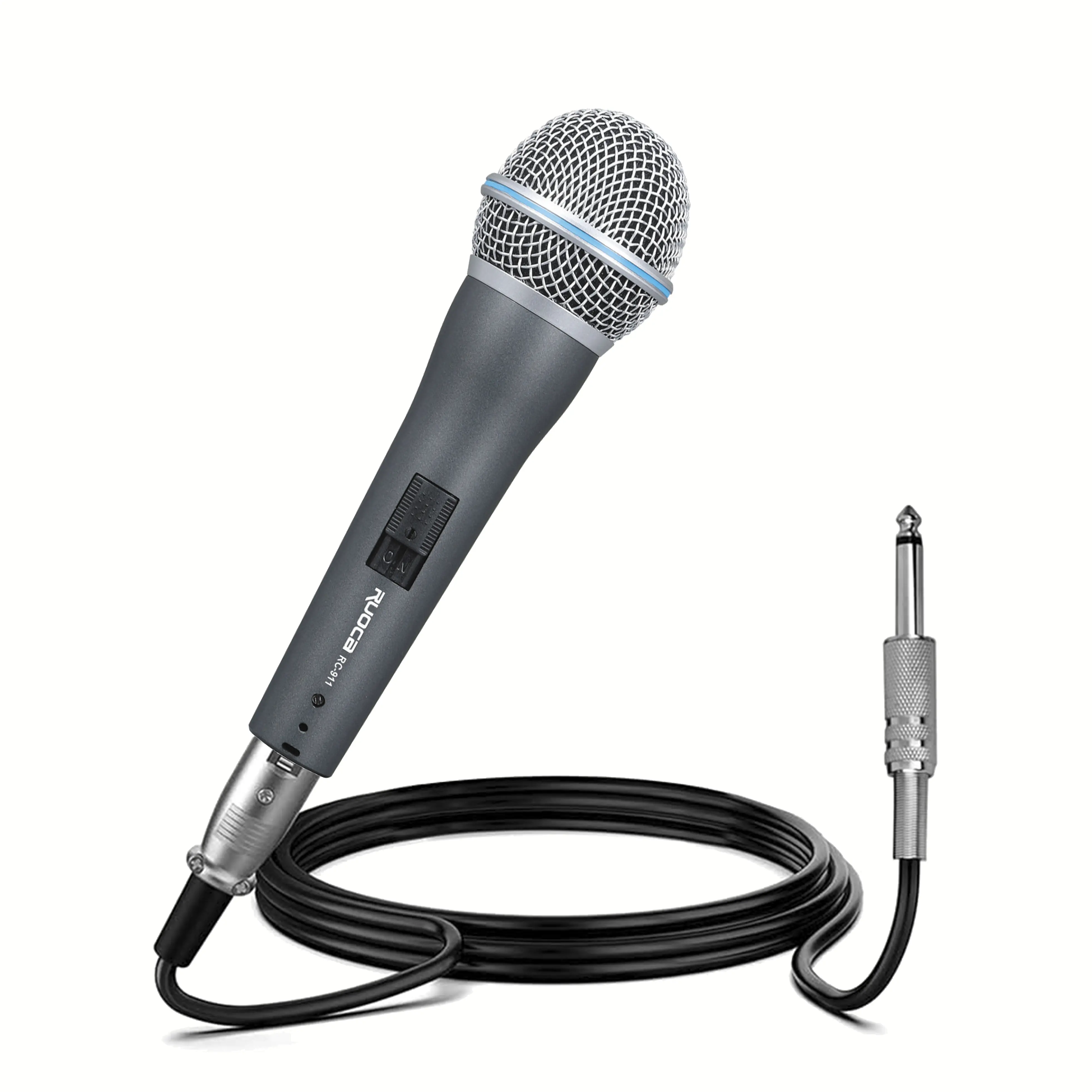 CE Certification Ruoca Handheld Microphone RC-911 Wired Mic Manufacturers, Suppliers