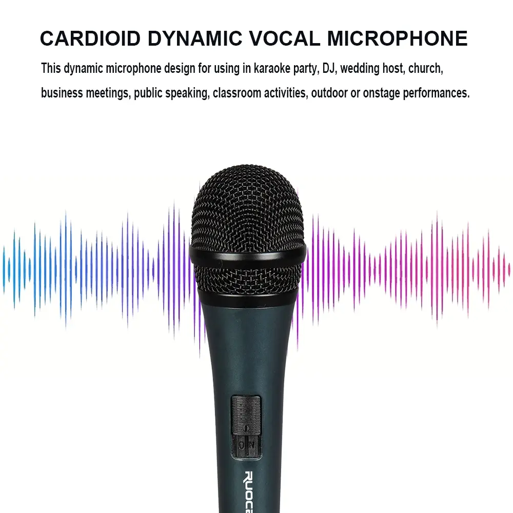 Custom Ruoca Handheld Microphone RC-818 DJ Microphone Manufacturer, Exporter