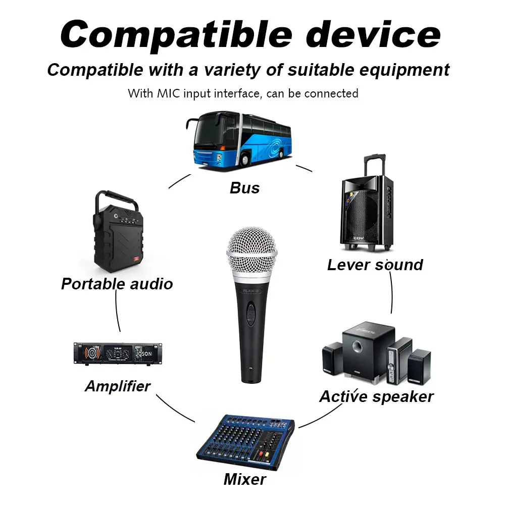 ODM Ruoca Handheld Microphone RC-48 DJ Microphone Factory, Exporters