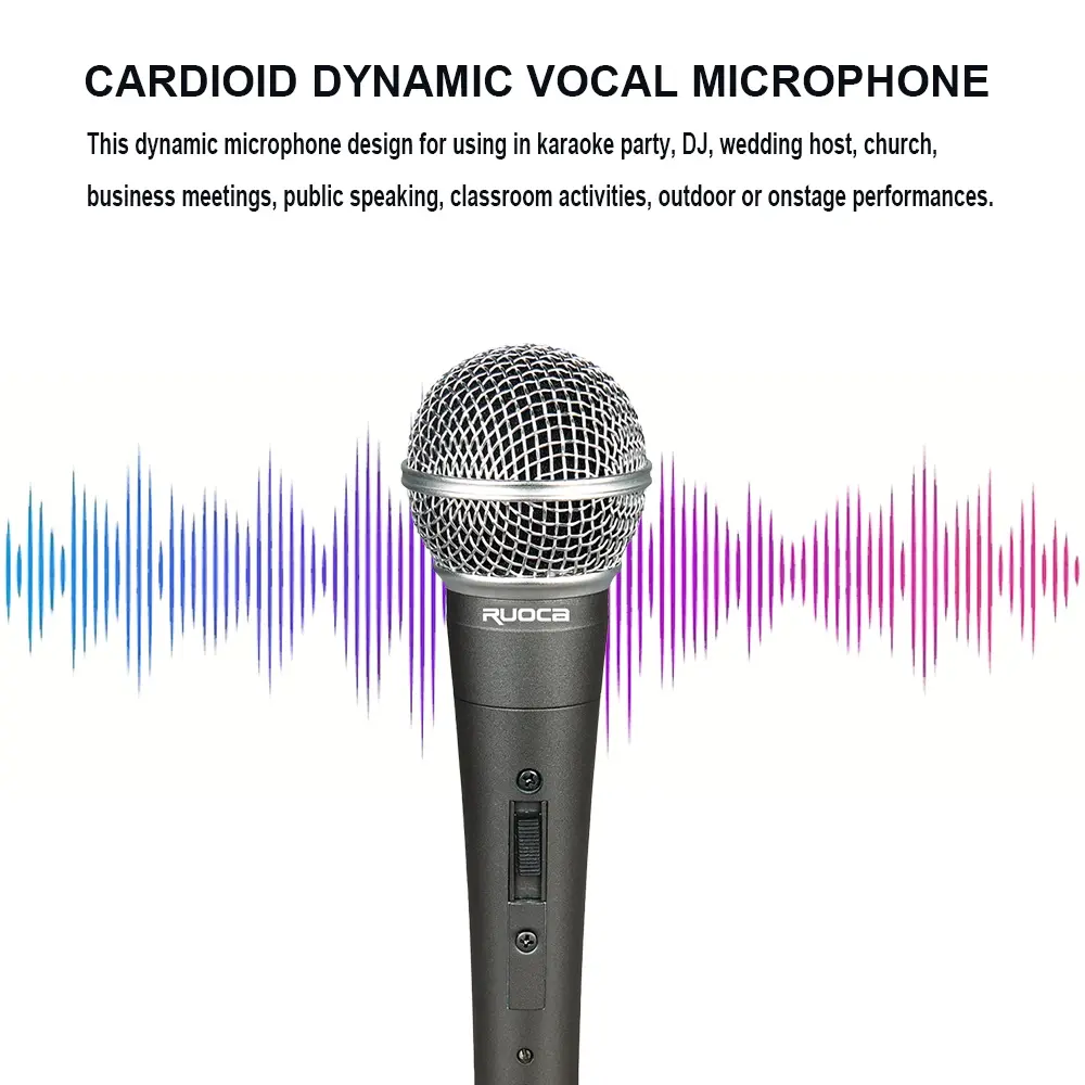 Custom Ruoca Handheld Microphone RC-58M DJ Microphone Manufacturers, Supplier