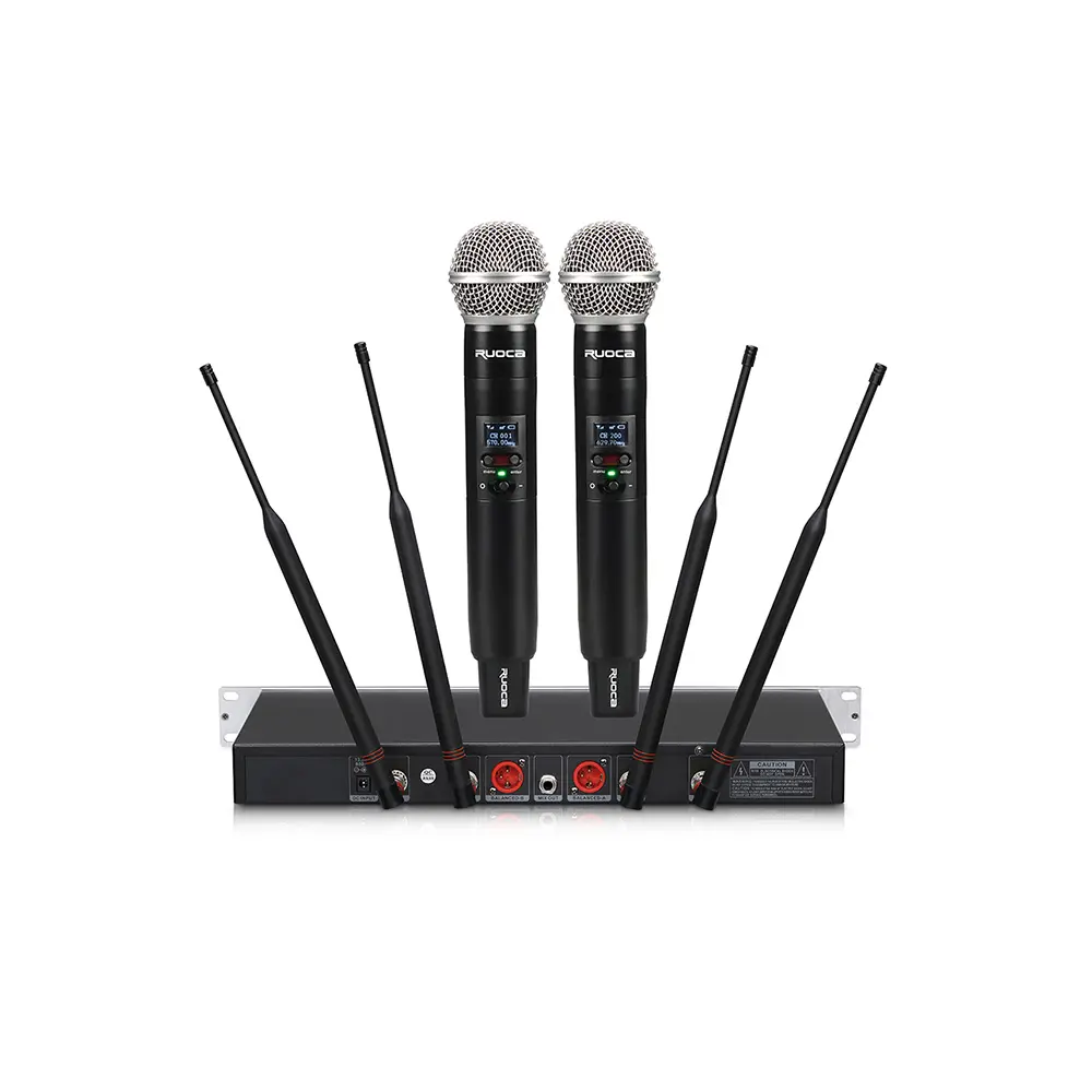 CE Certification Ruoca RC-U8031 Dual Channel True Diversity Wireless Microphone Factory, Factories