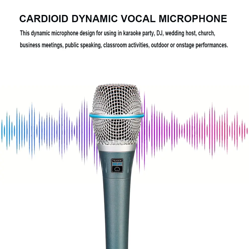 CE Certification Ruoca Handheld Microphone RC-87 DJ Microphone Manufacturer, Exporter