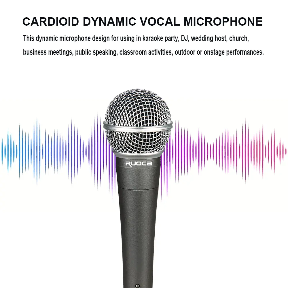 Best Ruoca Handheld Microphone RC-58 DJ Microphone Factories, Exporters