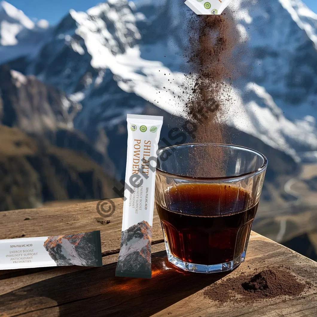 Pasta Mineral Shilajit Pacote Natural Imunidade Energia Antioxidante Suplemento Funcional