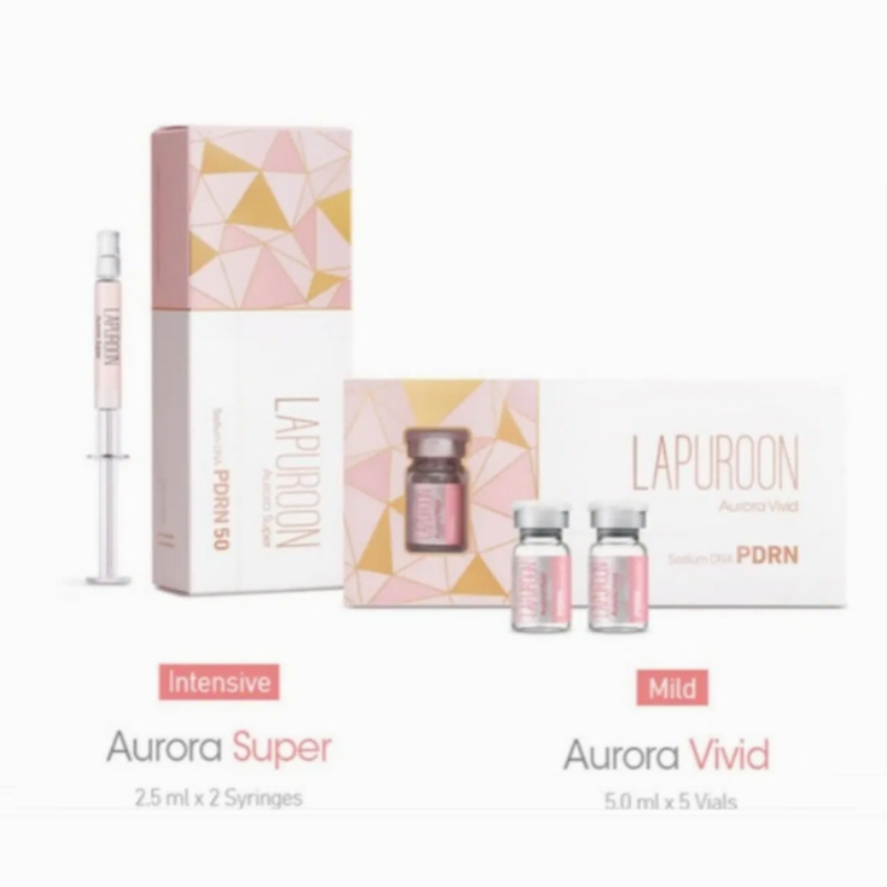 Melhores Cosméticos da Coreia Ácido Hialurônico Amino Cuidado da Pele Lapuroon Aurora Super Pdrn Intensificador de Hidratação da Pele Lapuroon Aurora V S