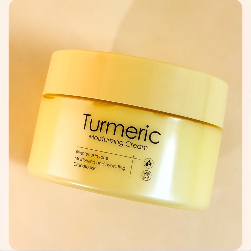 Creme de Reparação de Cúrcuma para Suporte da Barreira Cutânea e Hidratação Duradoura
