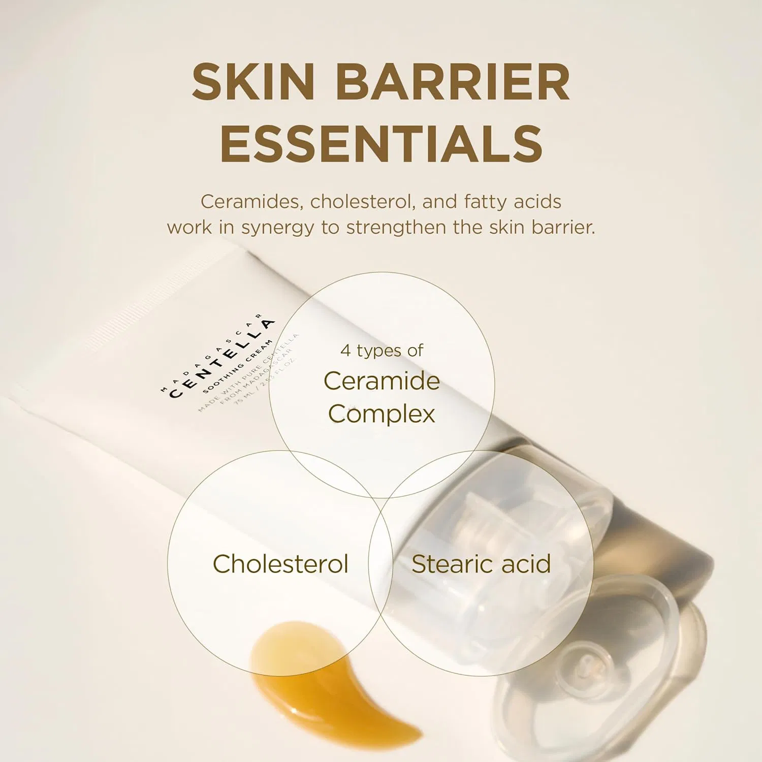 Creme Facial Reparador da Barreira da Pele de Centella Asiática