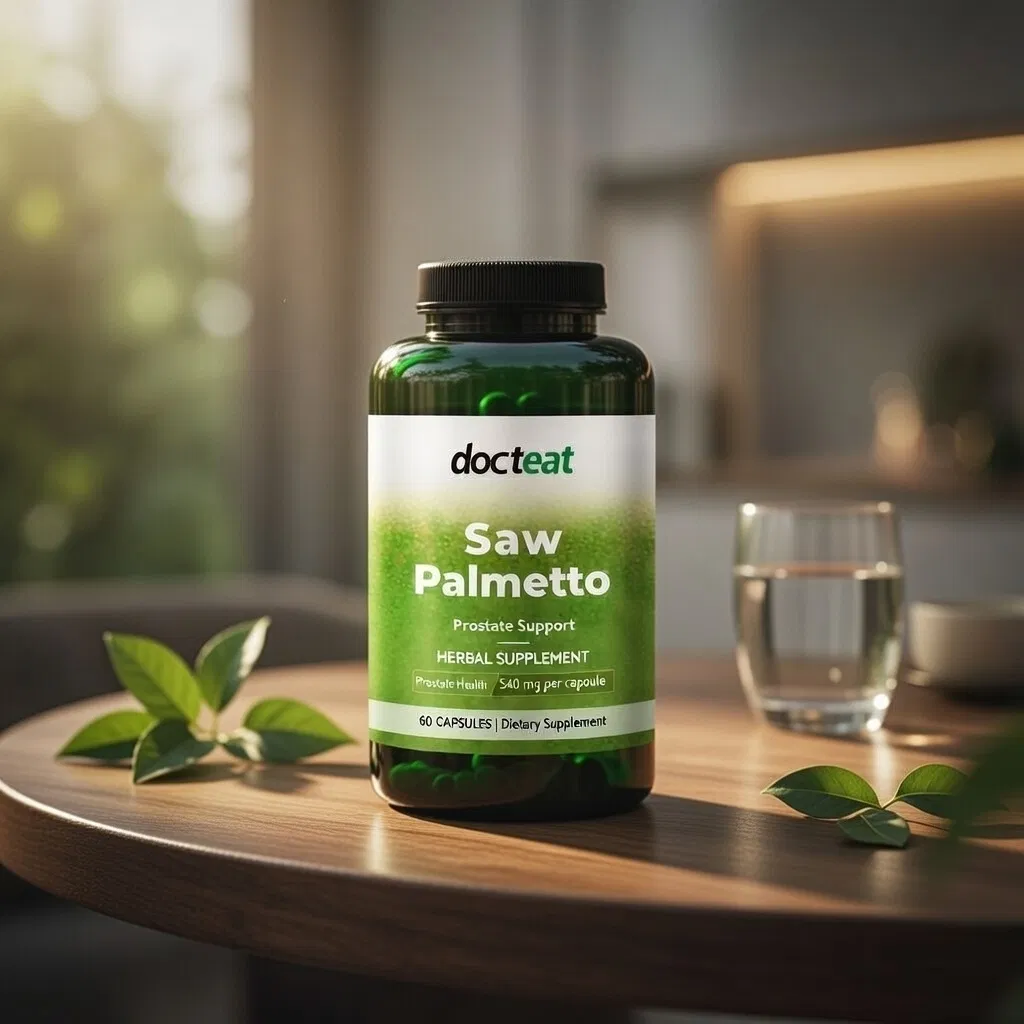 Cápsulas de Saw Palmetto 540mg Suporte à Saúde da Próstata Suplemento Herbal Saw Palmetto