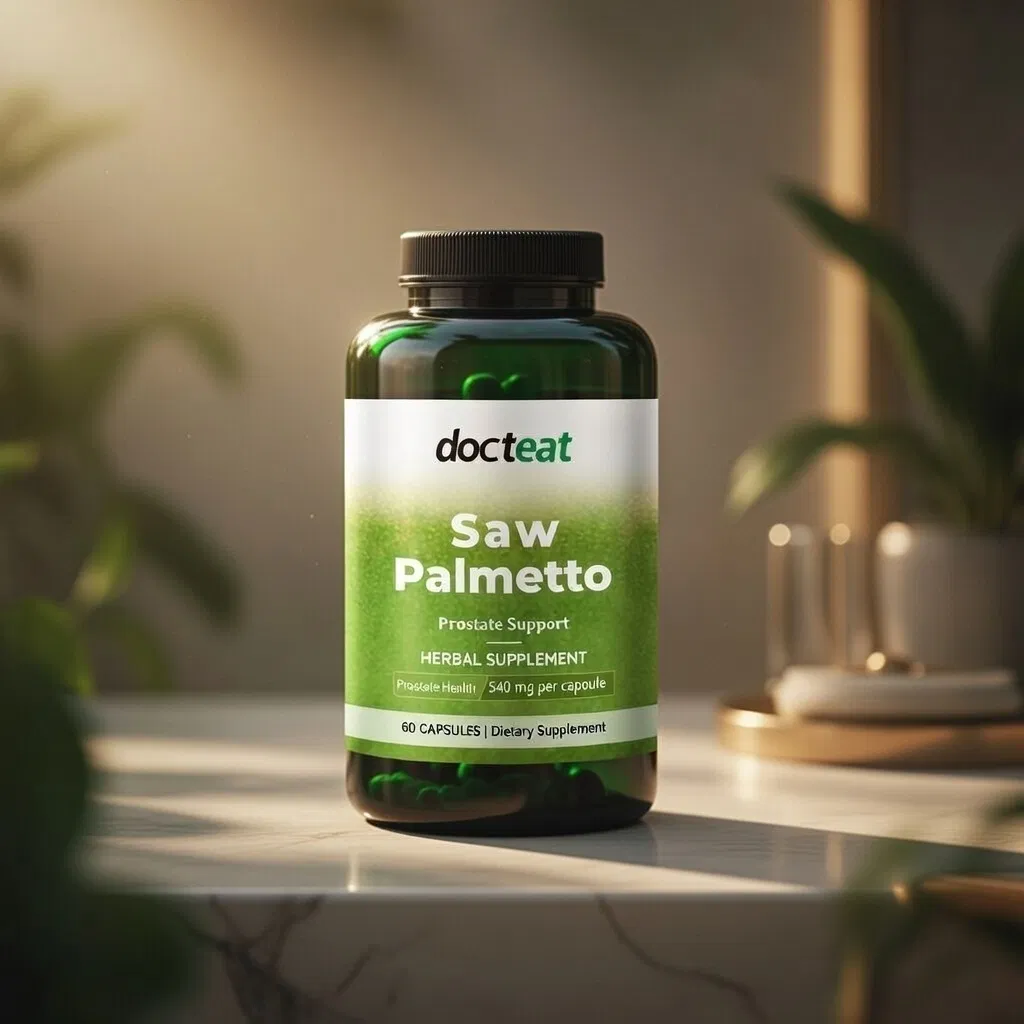 Cápsulas de Saw Palmetto 540mg Suporte à Saúde da Próstata Suplemento Herbal Saw Palmetto