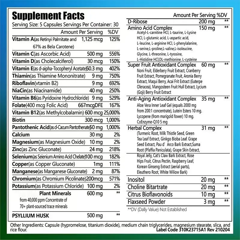 Suporte anti-inflamatório e antioxidante