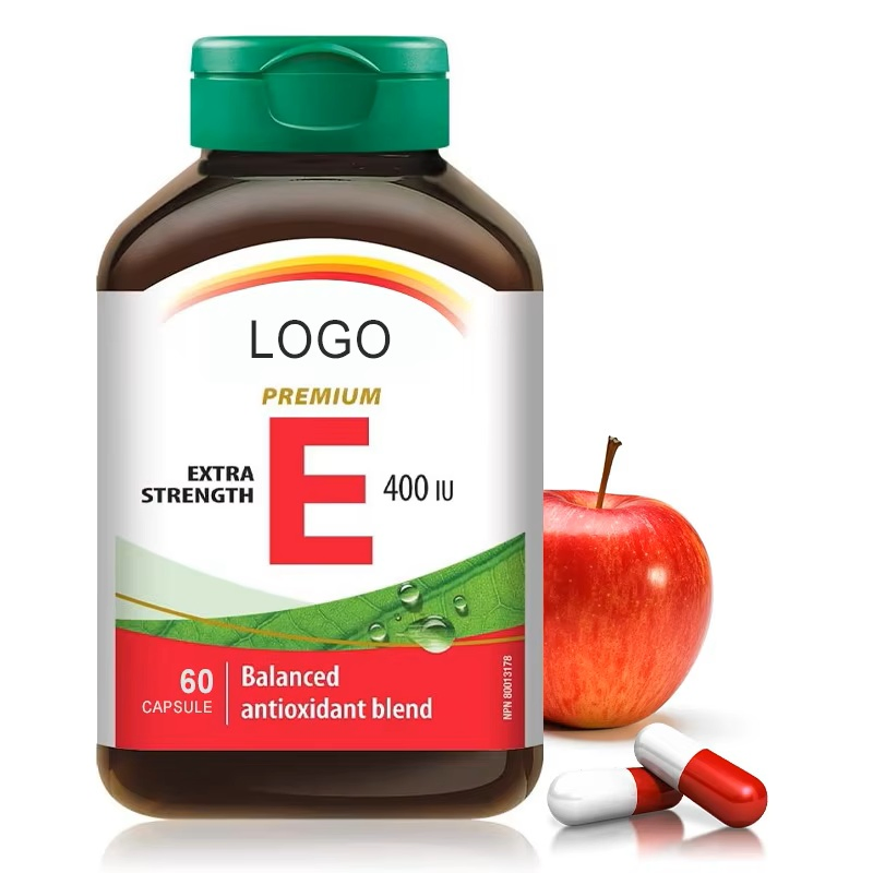 Vitamina E Natural Bom para a Pele Crescimento do Cabelo Suporte Antioxidante Suplemento