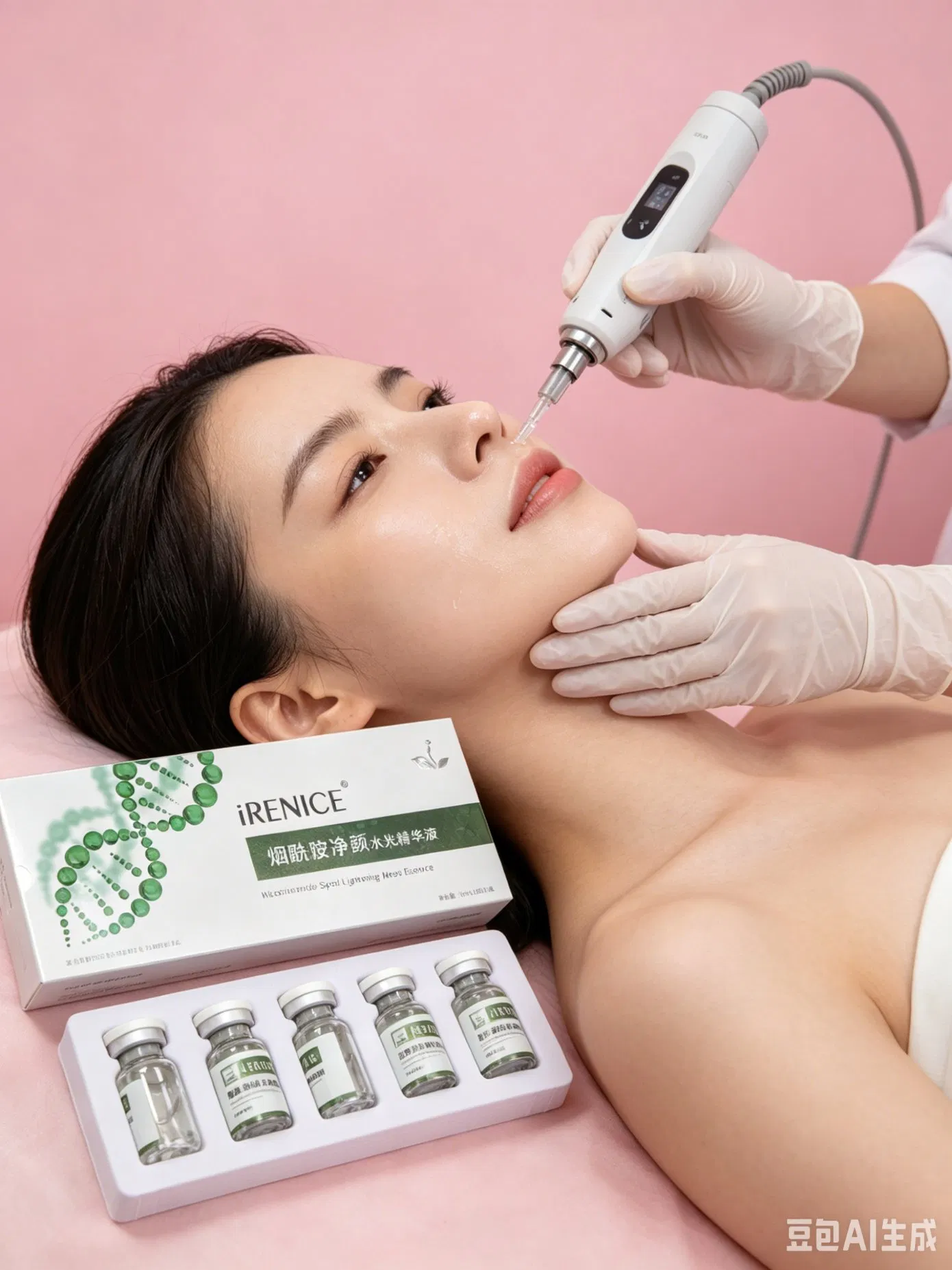 Solução de Mesoterapia para Reduzir Linhas Finas ao Redor dos Olhos Através de um Mecanismo de Hidratação Superficial Suave