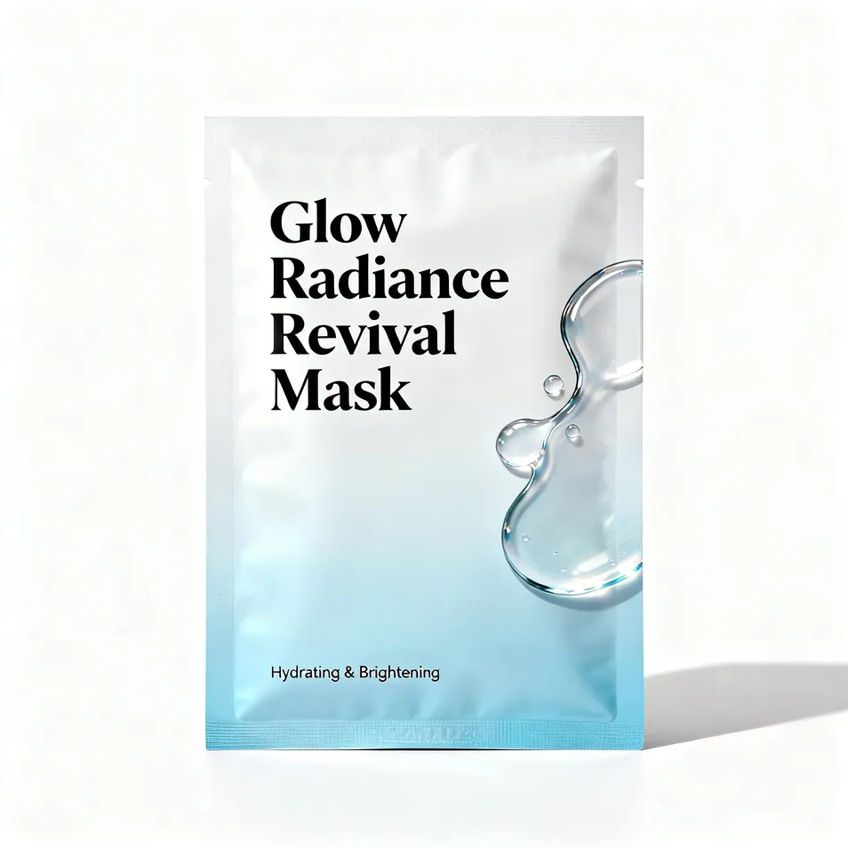 Máscara Facial Hidratante com Ácido Hialurônico e Glicerina para Todos os Tipos de Pele e Efeito Instantâneo de Volume