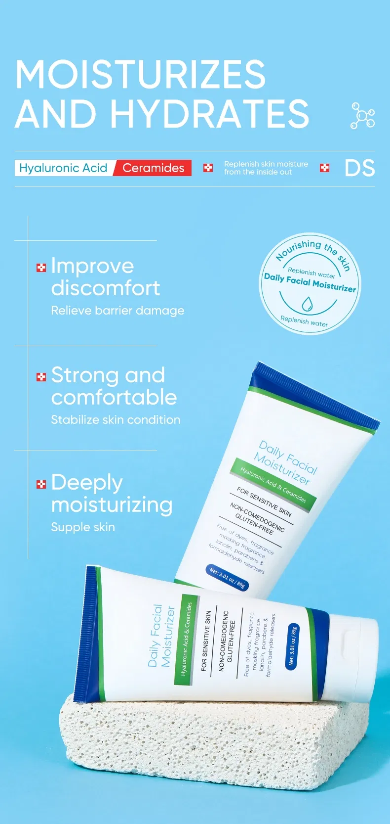 Detalhe do Creme Reparador