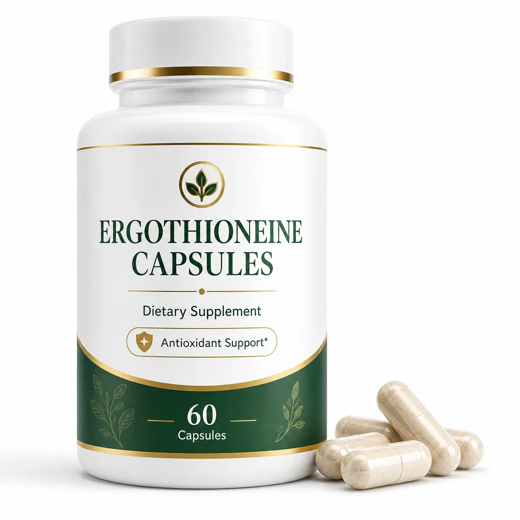Cápsulas de Ergotioneína Suplemento para Envelhecimento Saudável com Suporte Antioxidante Natural