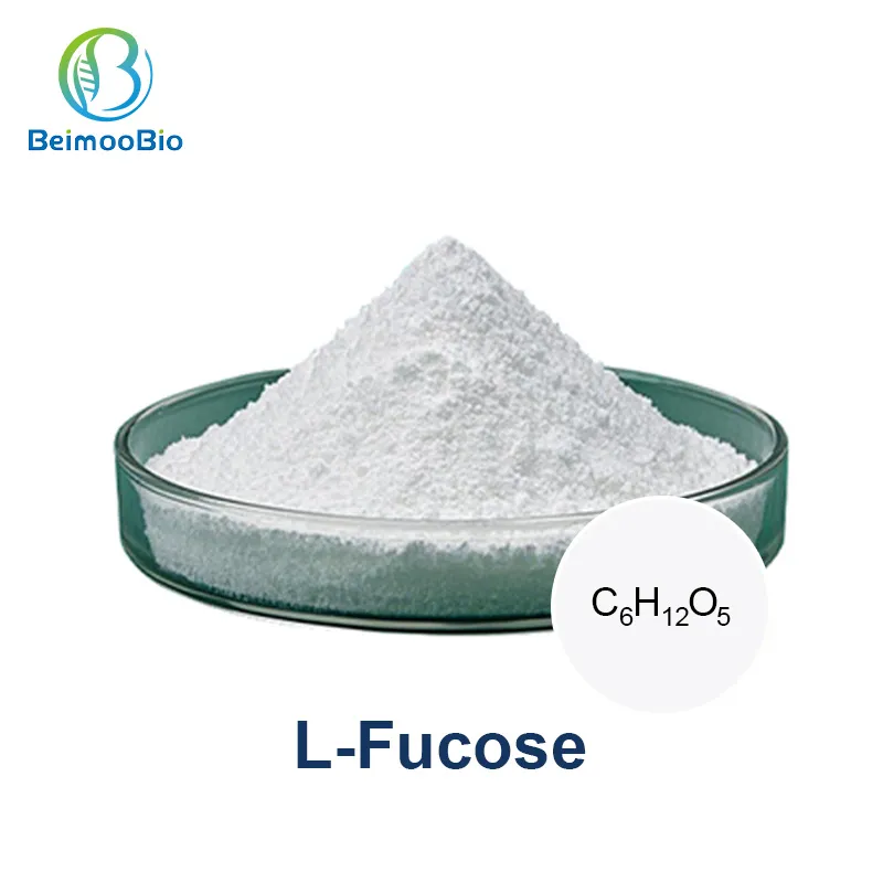 Pó de L Fucose Pura por Atacado Ingrediente Raro para Bebidas Probióticas Nutrição Infantil Láctea