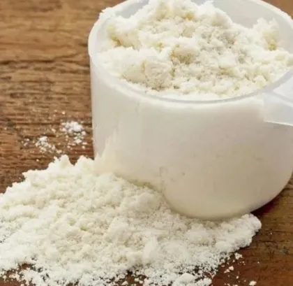 Suplementos de proteína em pó de soro de leite para ganho de peso muscular forte