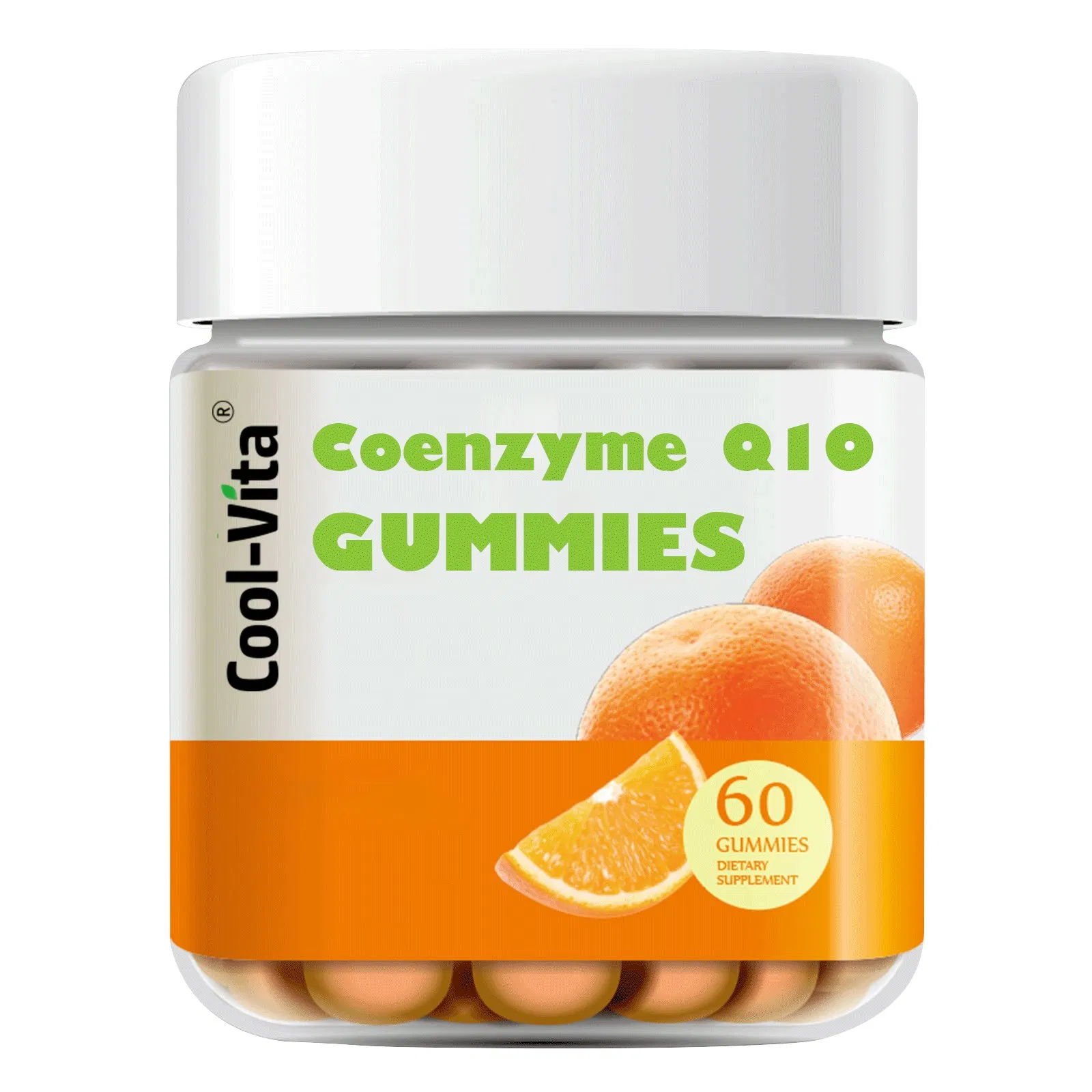 Vitaminas 100mg Coenzima Q10 Antioxidante Natural Suplemento Dietético Coq10 Gomas para a Saúde do Coração
