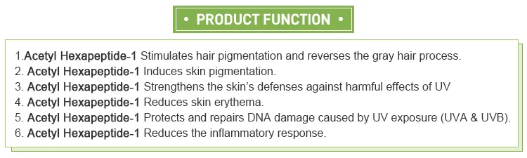 Peptídeo Cosmético Anti-Envelhecimento Acetil Hexapeptide-1 CAS 448944-47-6
