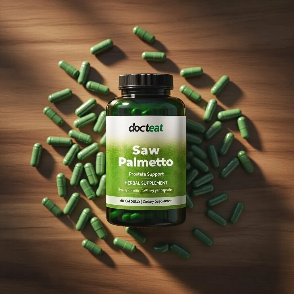 Cápsulas de Saw Palmetto 540mg Suporte à Saúde da Próstata Suplemento Herbal Saw Palmetto