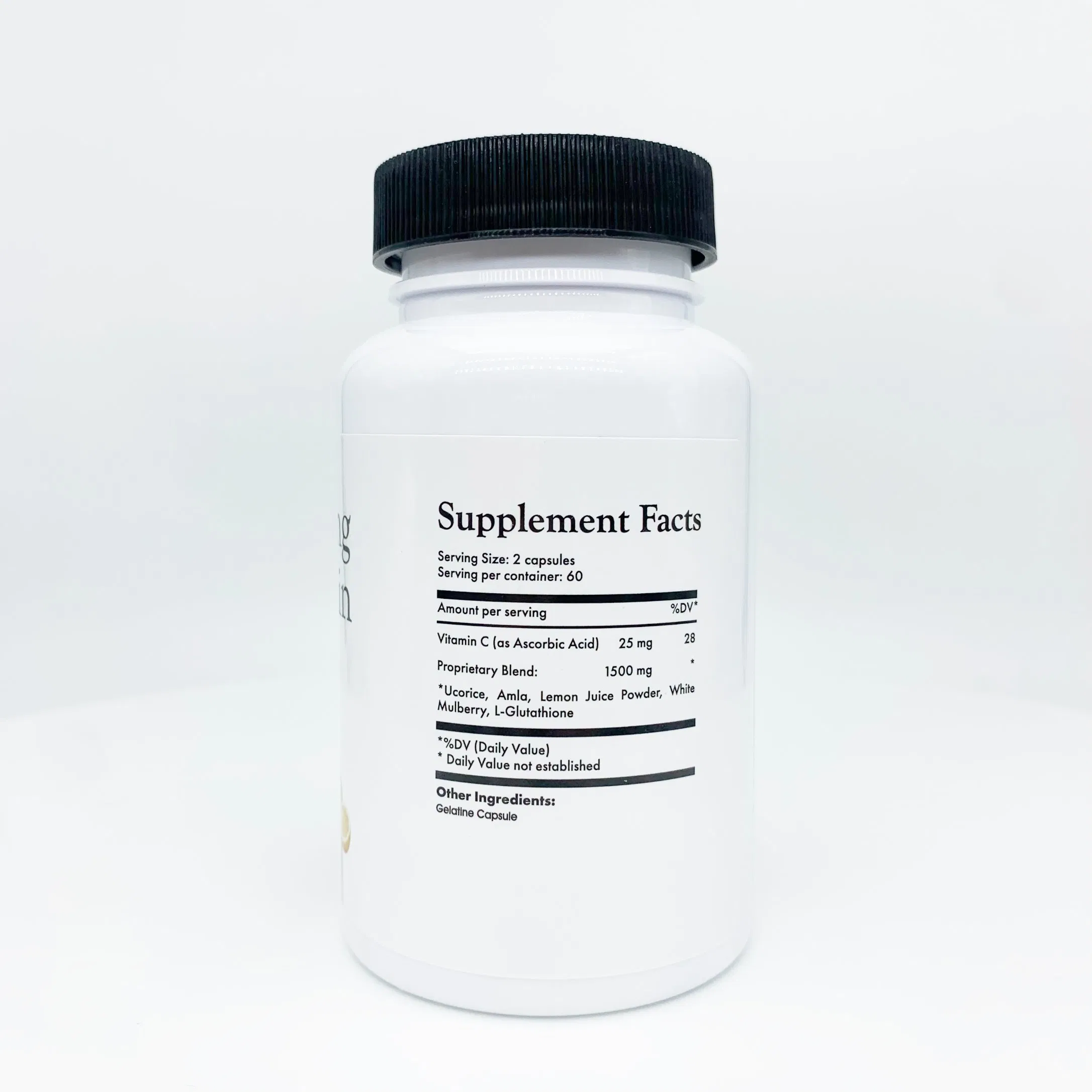 Pílulas Clareadoras 5000mg Suplemento de Colágeno para Clareamento da Pele para Pele Escura Antienvelhecimento Antioxidante Cápsulas Clareadoras da Pele