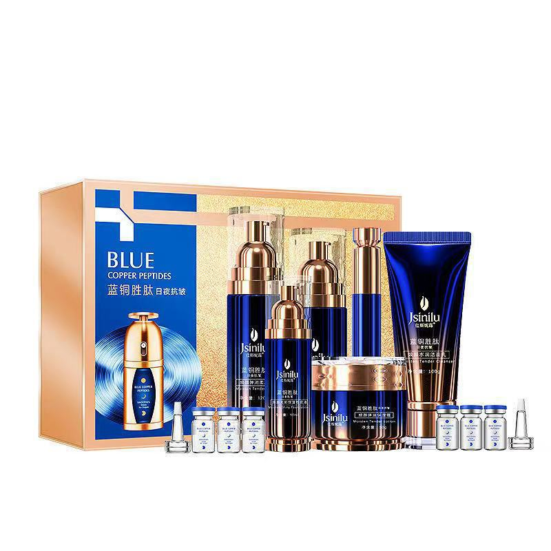 Conjunto de Cosméticos Hidratante Anti-idade com Peptídeo Ghk-Cu
