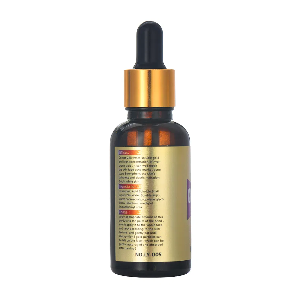 Sérum Facial Hidratante Anti Envelhecimento Profissional para a Pele 24K Sérum Facial de Beleza Dourada
