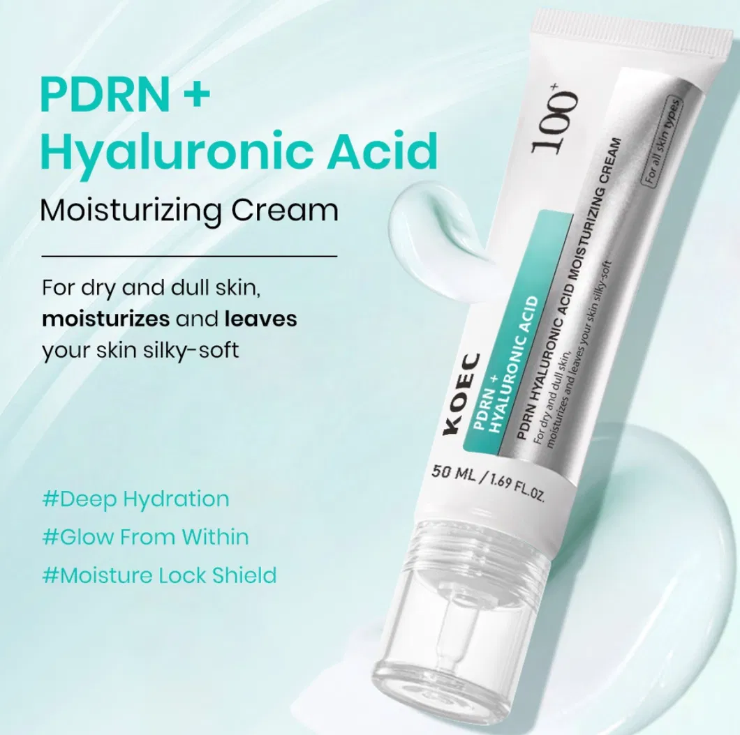Creme Reparador de Ácido Hialurônico Pdrn Creme Facial Hidratante Profundo para Reparação da Barreira Cutânea Antienvelhecimento Clareamento de Manchas Firmando a Pele Rugas Conjuntos de Cuidados com a Pele Pdrn