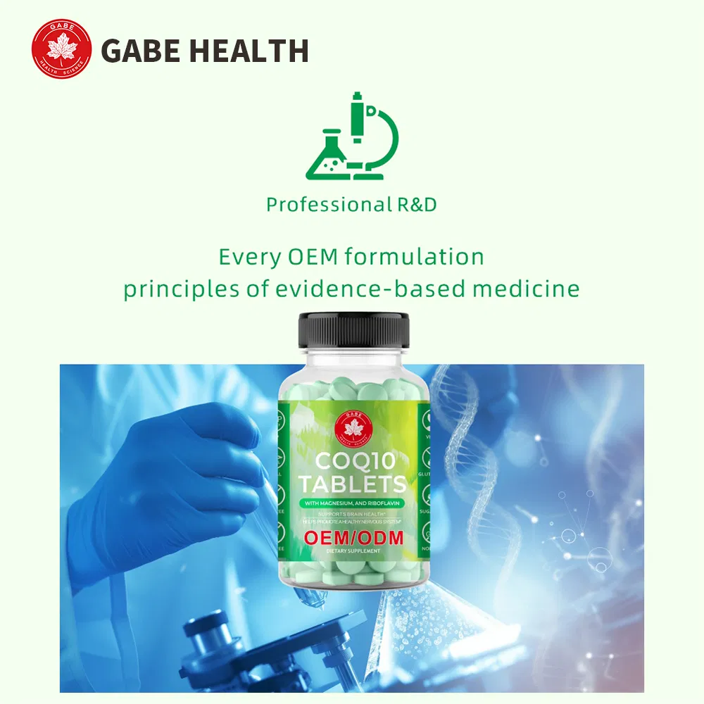 Suplemento Diário de Nutrição para Apoio Energético e Bem-Estar Cardiovascular Vegano Coq10 Tablets