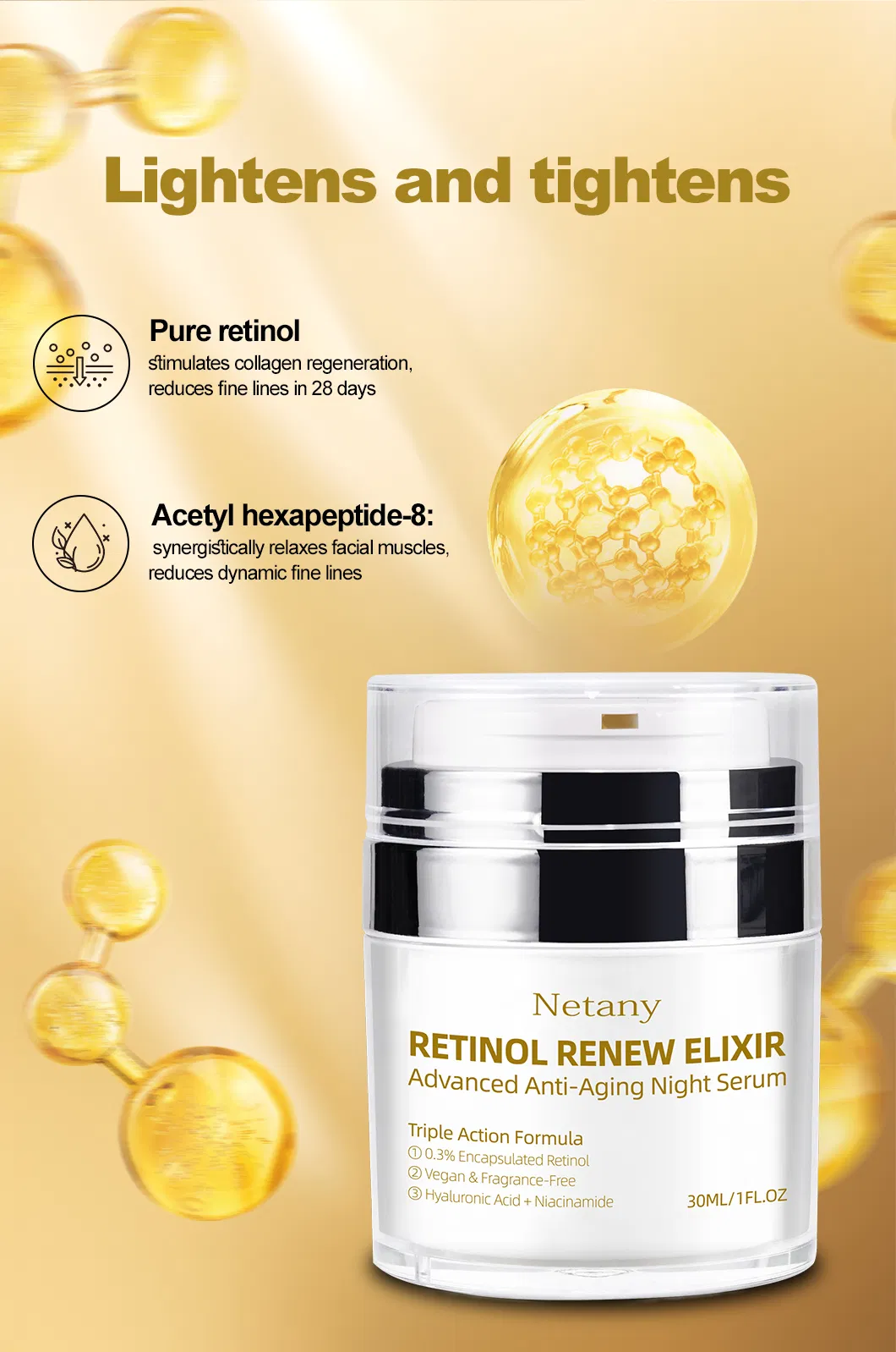 Solução de Cuidados com a Pele para Radiação Jovial Creme Facial