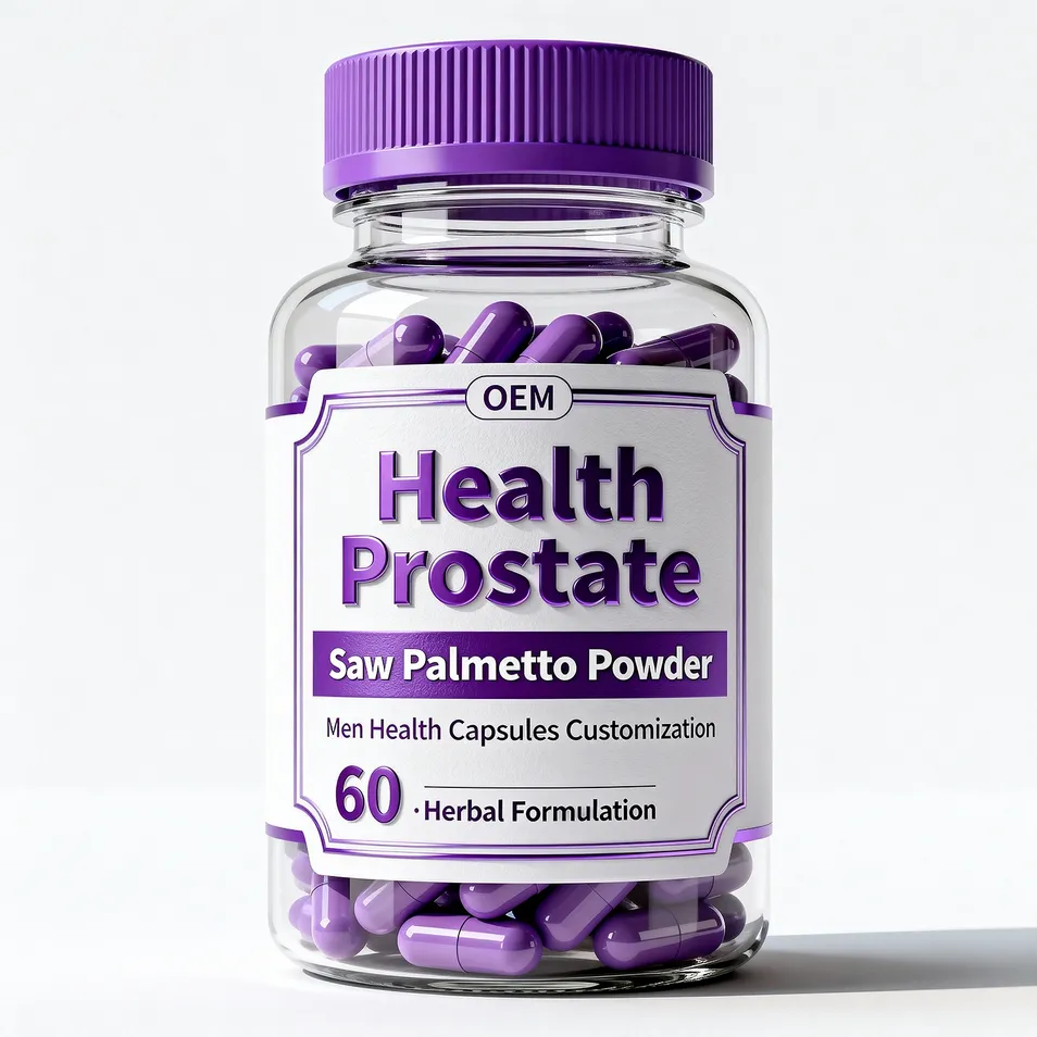 Suplemento Abrangente de Suporte à Saúde da Próstata com Cápsulas de Extrato de Saw Palmetto