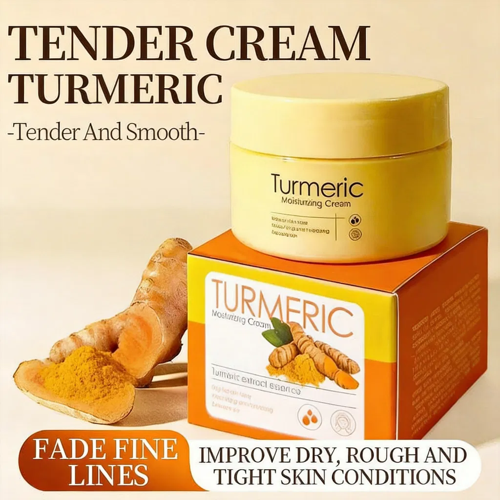 Creme Reparador de Barreira de Cúrcuma para Pele Sensível e Irritada