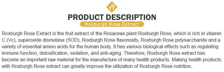 Extrato em Pó de Rosa Roxburghii 10000 SOD para Cuidados com a Pele