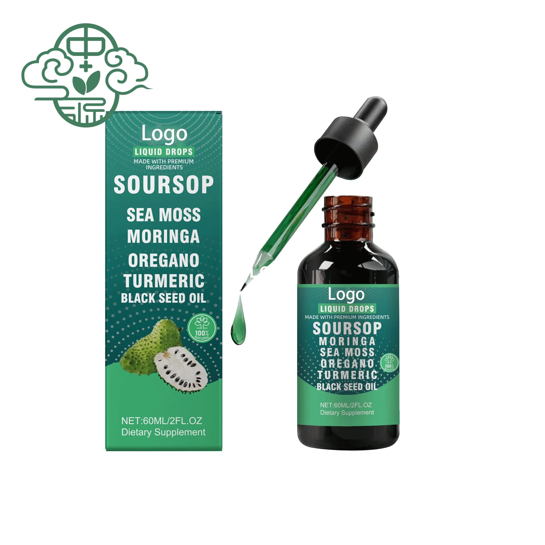 Extrato de planta de bem-estar mundial, pó de moringa antioxidante, anti-inflamatório, suplemento de ingredientes naturais de moringa