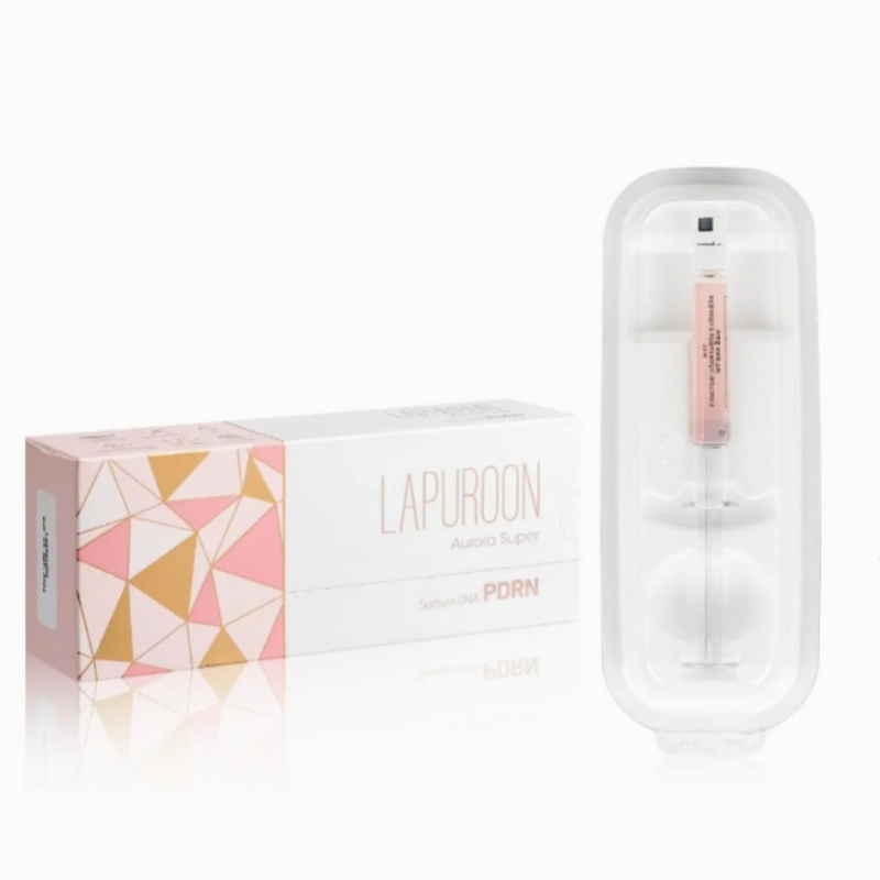 Lapuroon Aurora Vivid (5ml*5) Pdrn Hidratação Profunda e Firmadora da Pele Lapuroon Aurora Super Sódio DNA Pdrn