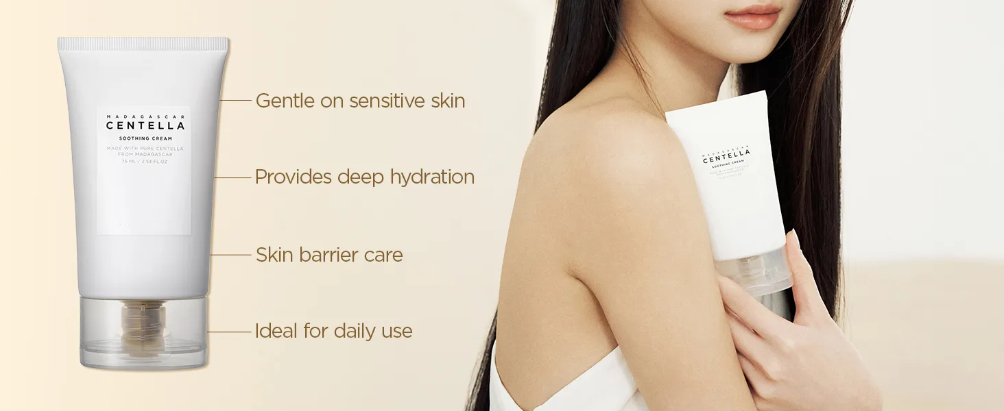 Creme Facial Reparador da Barreira da Pele de Centella Asiática
