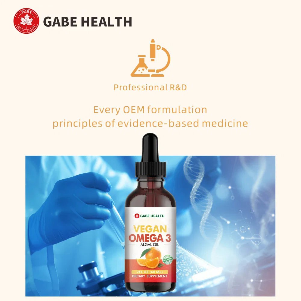Óleo Natural Puro Omega 3 Gotas Líquidas Ricas em EPA DHA Suporte à Saúde Cardiovascular Melhora da Memória Cuidado com a Visão Suplemento