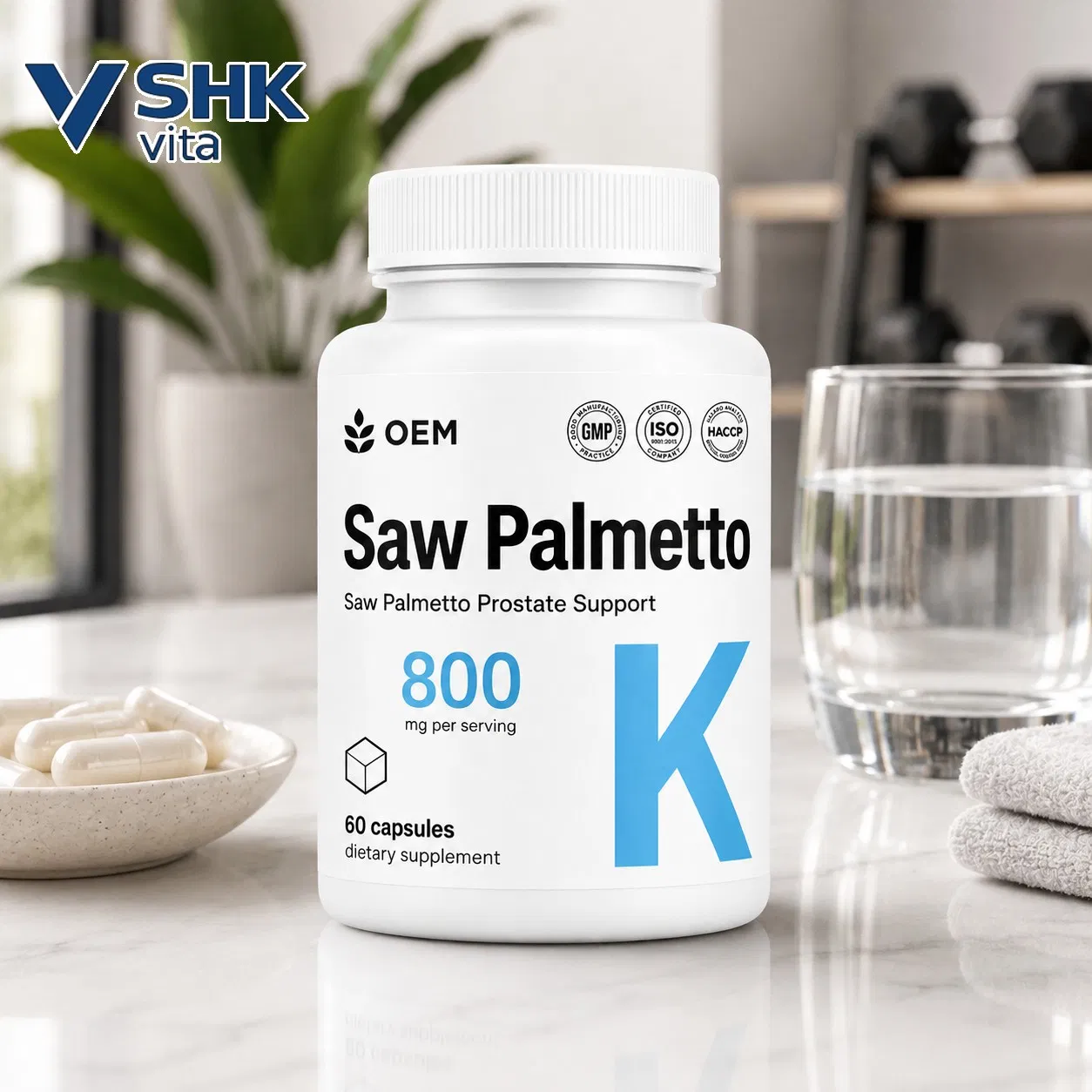 Cápsulas de Suporte à Próstata Saw Palmetto para Homens - Suplemento de Saúde da Próstata e Urinária — Marca Privada OEM