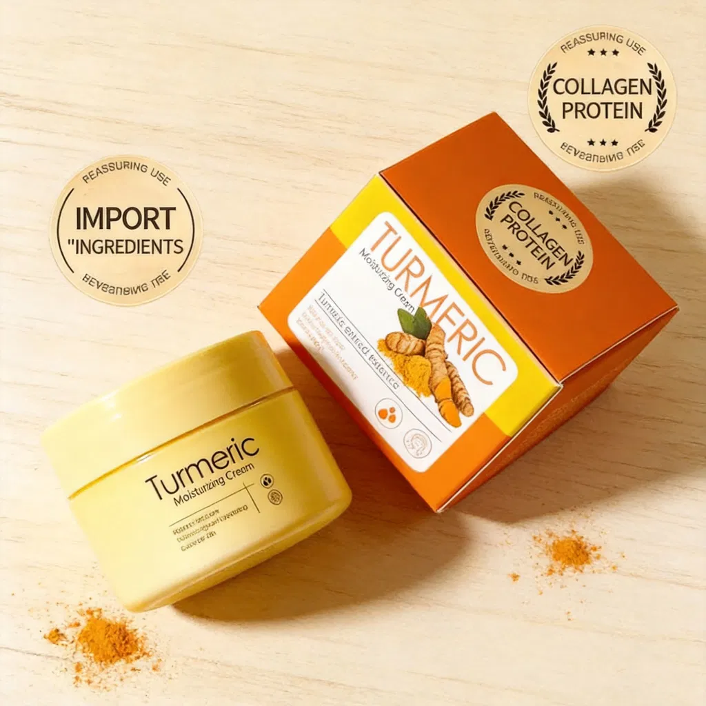 Creme Reparador de Barreira de Cúrcuma para Pele Sensível e Irritada