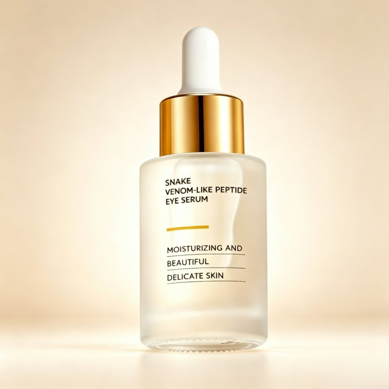 Soro para os olhos com peptídeos semelhantes ao veneno de cobra, corretor de olheiras, redutor de rugas e linhas finas, iluminador e hidratante cosmético