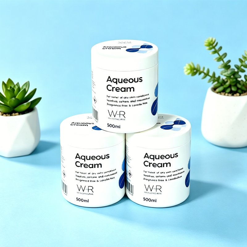 Creme Hidratante Aqueoso de Ceramida 500ml Reparação da Barreira Hidratante para Cuidados com a Pele Produto de Beleza