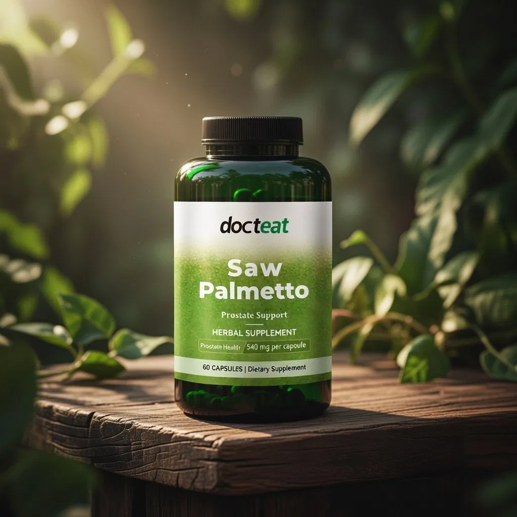 Cápsulas de Saw Palmetto 540mg Suporte à Saúde da Próstata Suplemento Herbal Saw Palmetto