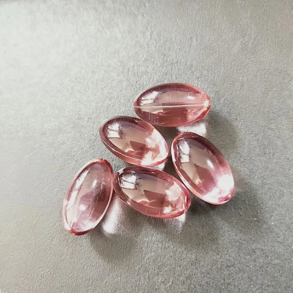 Suplemento Antioxidante de Beleza Feminina Cápsulas de Óleo de Rosa Puro Natural Softgel 500mg Marca Privada