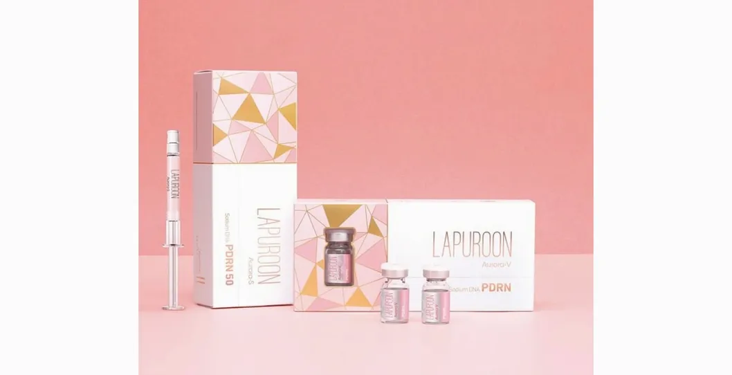 Melhores Cosméticos da Coreia Ácido Hialurônico Amino Cuidado da Pele Lapuroon Aurora Super Pdrn Intensificador de Hidratação da Pele Lapuroon Aurora V S