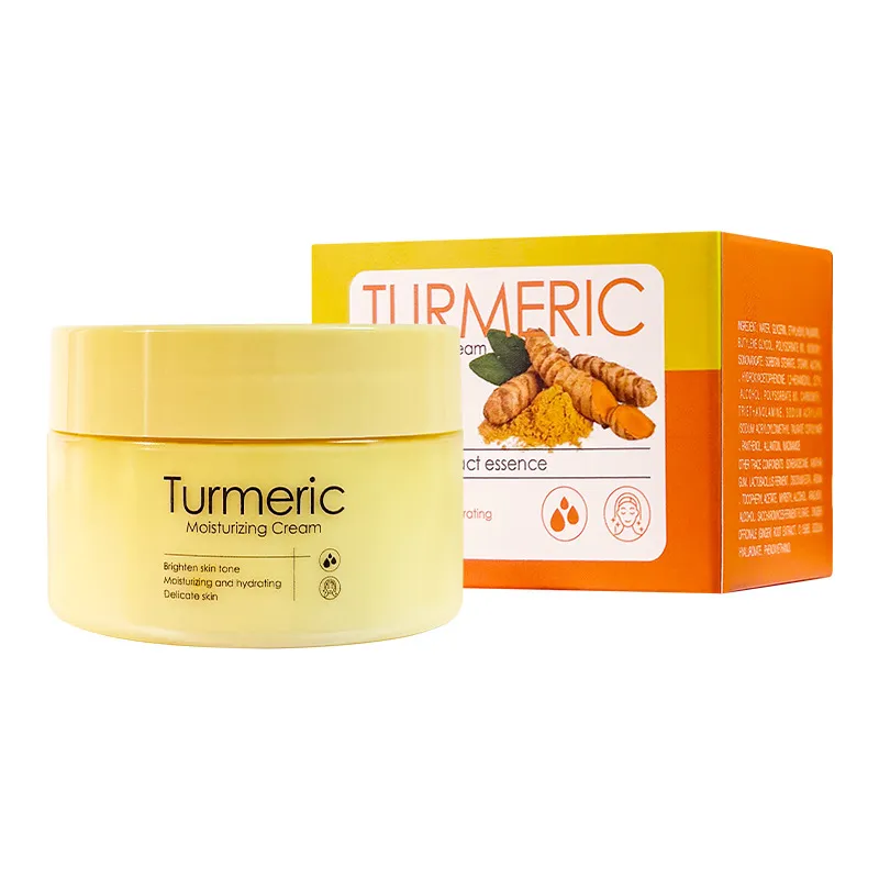 Creme de Reparação de Cúrcuma para Suporte da Barreira Cutânea e Hidratação Duradoura