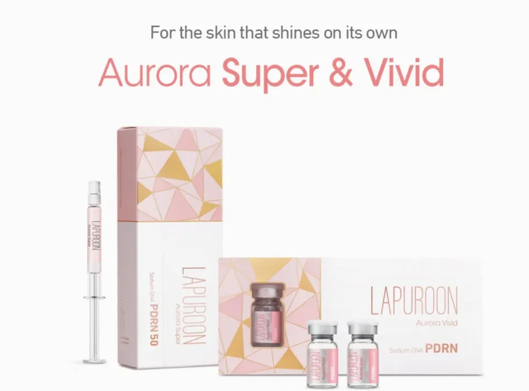 Melhores Cosméticos da Coreia Ácido Hialurônico Amino Cuidado da Pele Lapuroon Aurora Super Pdrn Intensificador de Hidratação da Pele Lapuroon Aurora V S